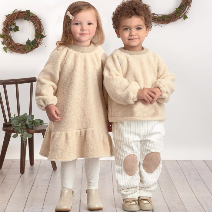 Simplicity Pattern 9460 Toddlers Dress, Top and Pants from Jaycotts Sewing Supplies