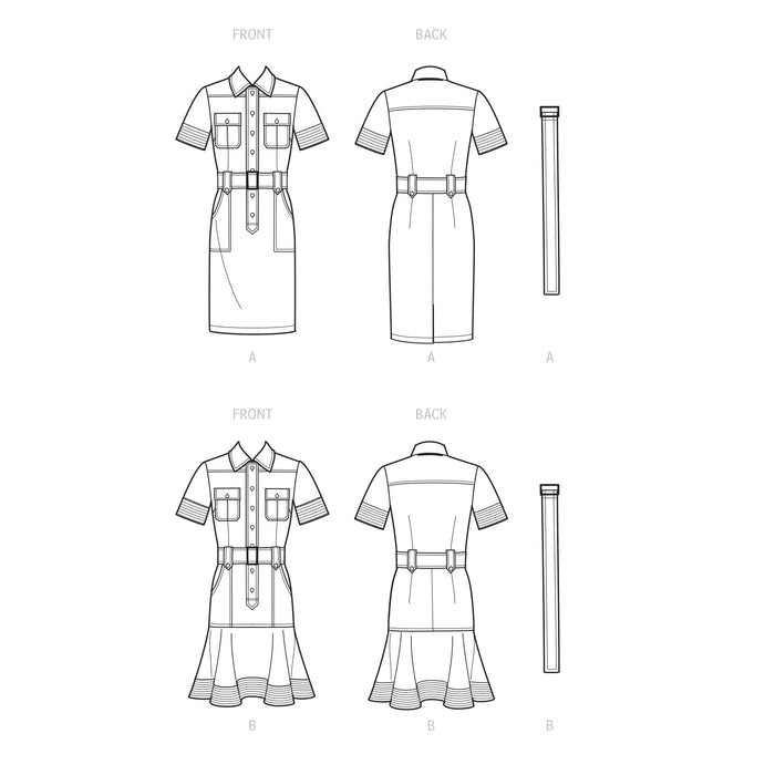 Simplicity Sewing Pattern 9463 Misses Shirt Dress with Belt from Jaycotts Sewing Supplies
