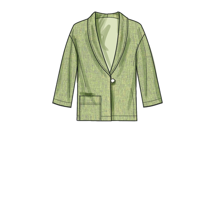 Simplicity Sewing Pattern 9468 Misses Unlined Jacket from Jaycotts Sewing Supplies