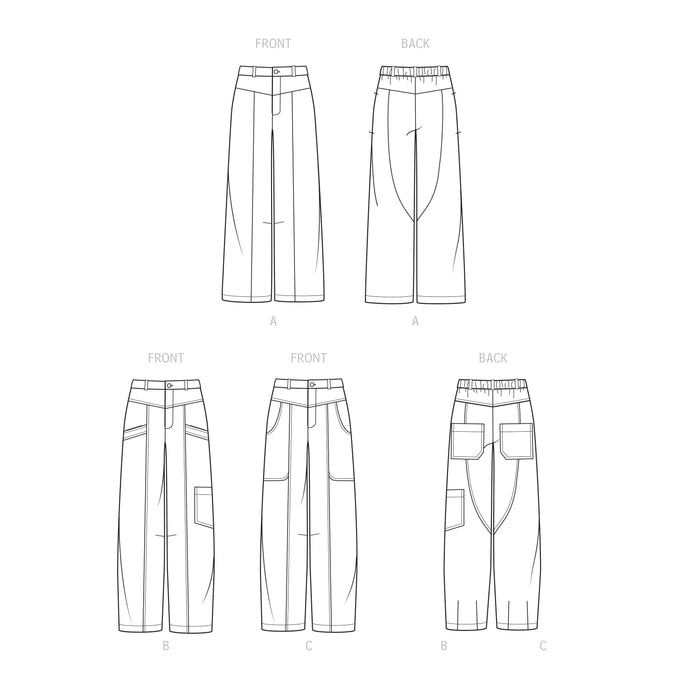 Simplicity Sewing Pattern 9471 Misses Cropped Trousers from Jaycotts Sewing Supplies
