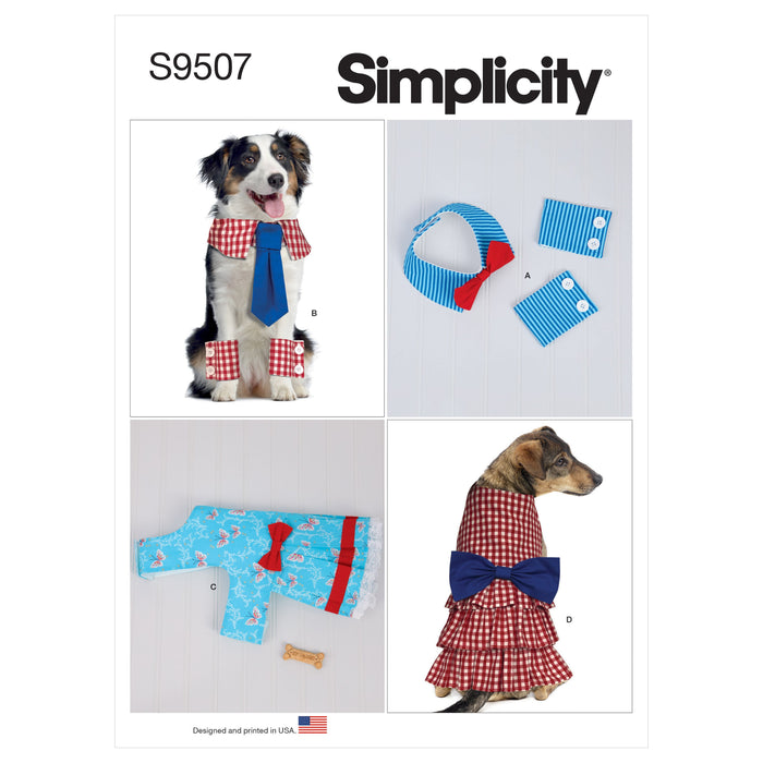Simplicity 9507 Dog Collars, Cuffs and Dresses pattern from Jaycotts Sewing Supplies