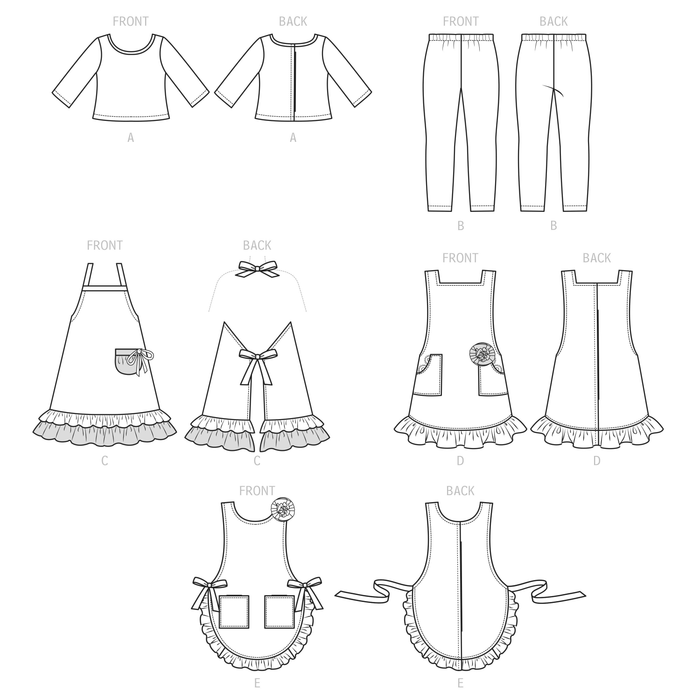Simplicity 9523 18 inch Doll Clothes pattern from Jaycotts Sewing Supplies
