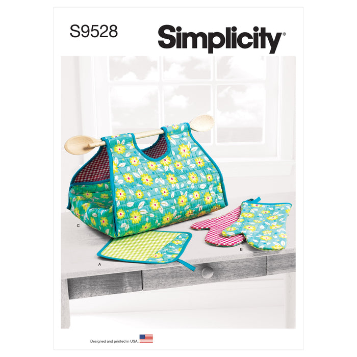 Simplicity 9528 Pot Holder, Mitt, Casserole Carrier pattern from Jaycotts Sewing Supplies