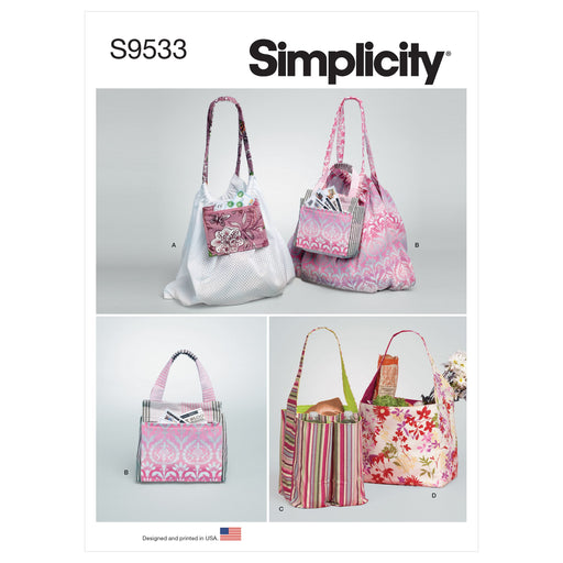 Simplicity 9533 Grocery Totes pattern from Jaycotts Sewing Supplies
