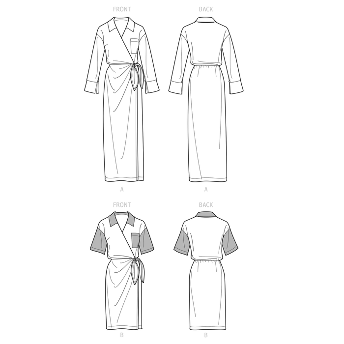 Simplicity 9539 Wrap Dress pattern by Mimi G from Jaycotts Sewing Supplies