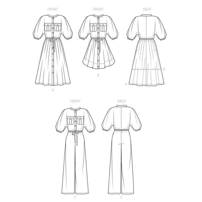 Simplicity 9544 Misses' Dresses and Jumpsuit pattern from Jaycotts Sewing Supplies