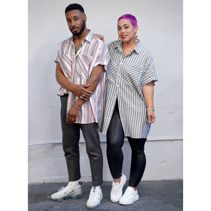 Simplicity 9554 Unisex Shirt in Two Lengths pattern from Jaycotts Sewing Supplies
