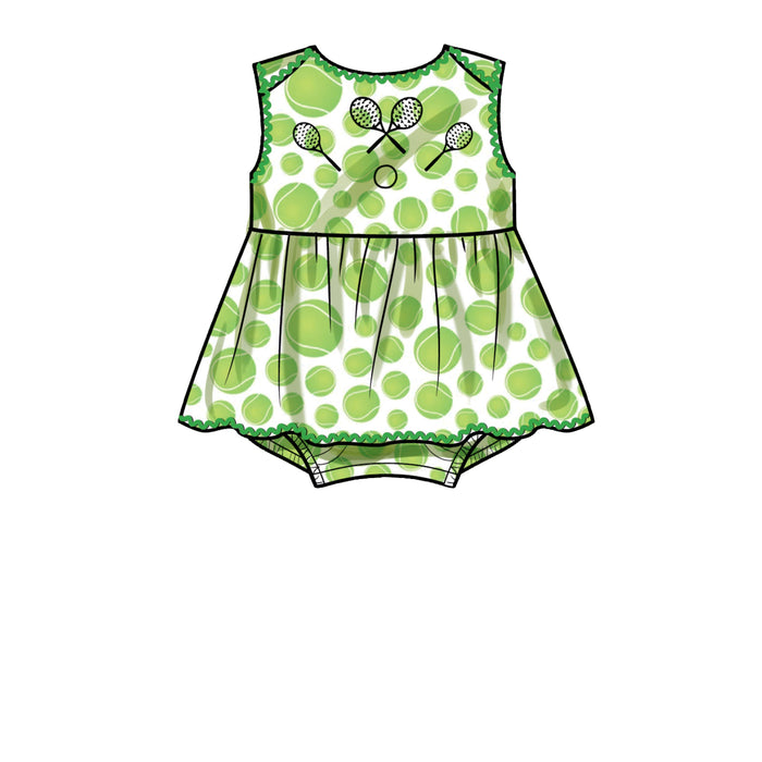 Simplicity 9557 Babies' Romper pattern from Jaycotts Sewing Supplies