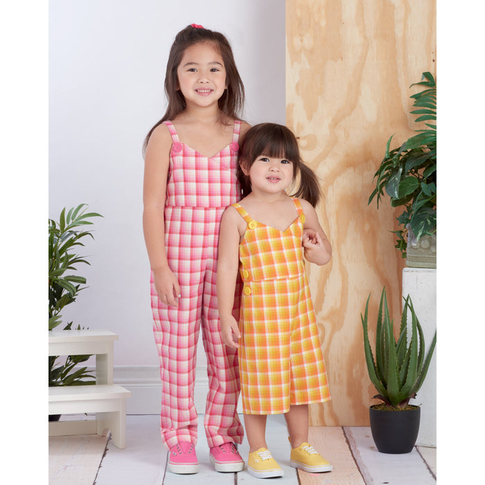 Simplicity 9558 Toddlers' and Children's Jumpsuit, Romper and Jumper from Jaycotts Sewing Supplies
