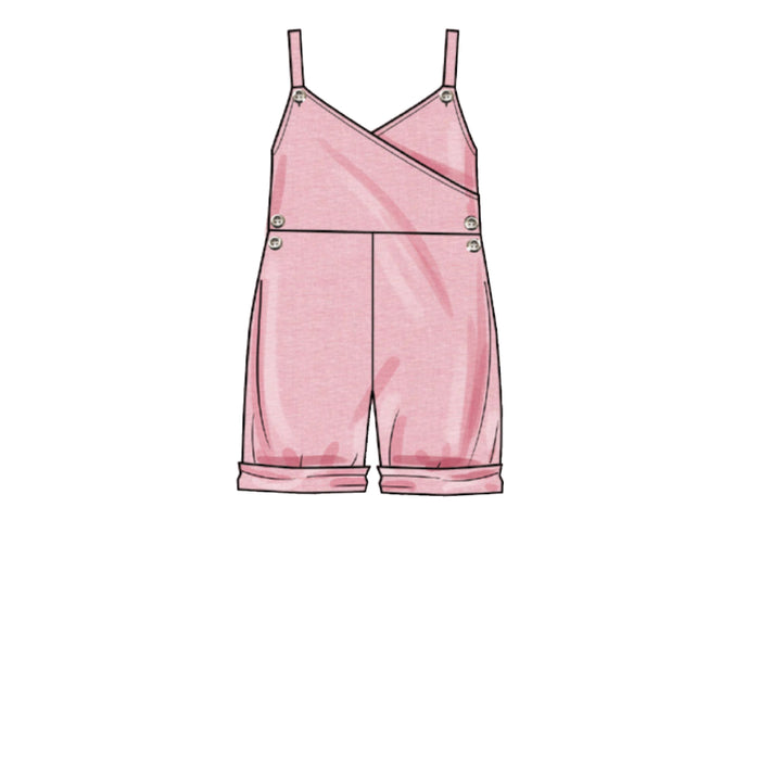 Simplicity 9558 Toddlers' and Children's Jumpsuit, Romper and Jumper from Jaycotts Sewing Supplies
