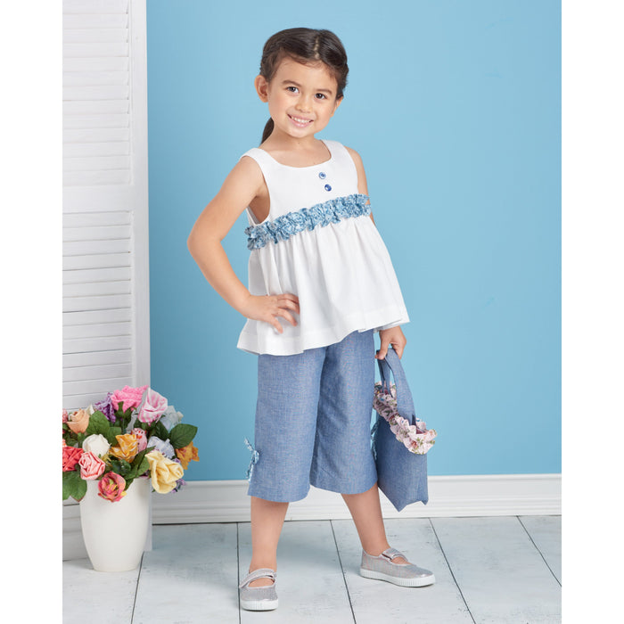 Simplicity 9559 Children's Dress, Top and bags pattern from Jaycotts Sewing Supplies