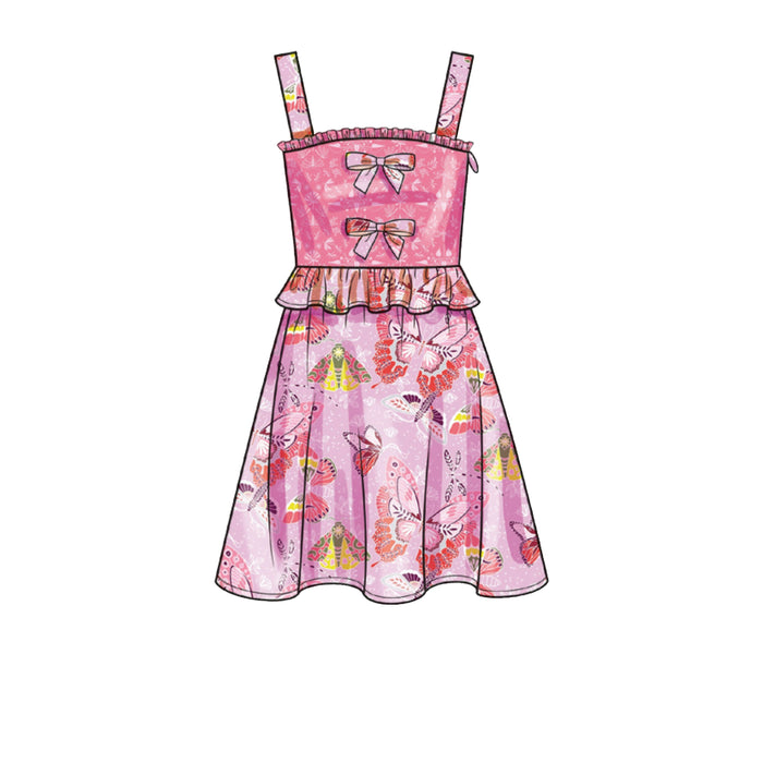 Simplicity 9560 Girls' Dress, Top and Skirt pattern from Jaycotts Sewing Supplies