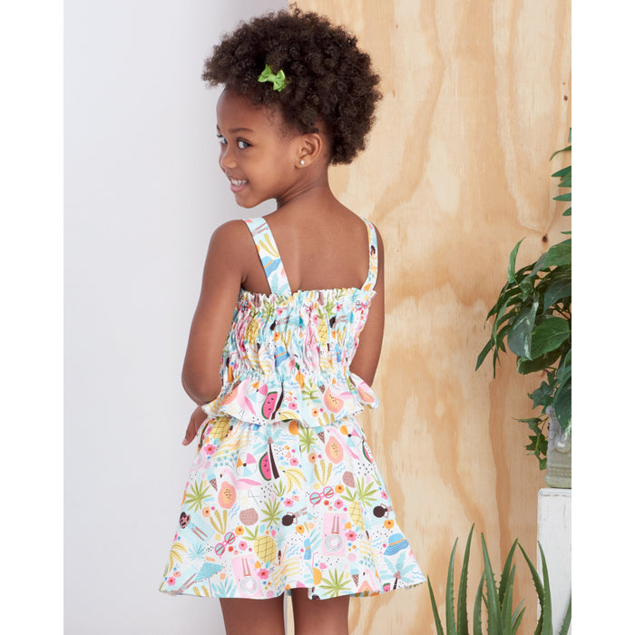 Simplicity 9560 Girls' Dress, Top and Skirt pattern from Jaycotts Sewing Supplies