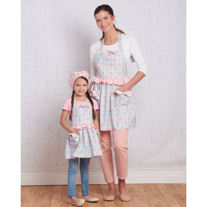Simplicity 9565 Children's and Misses' Aprons and Accessories pattern from Jaycotts Sewing Supplies
