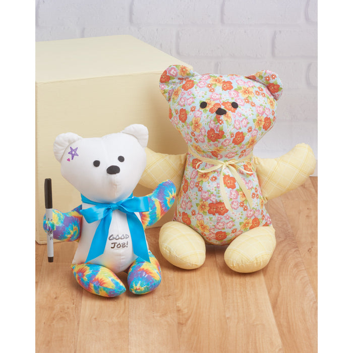 Simplicity 9569 Learn to Sew Plush Memory Bears pattern from Jaycotts Sewing Supplies