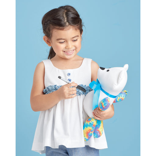 Simplicity 9569 Learn to Sew Plush Memory Bears pattern from Jaycotts Sewing Supplies