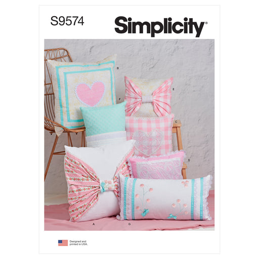 Simplicity 9574 Pillows pattern from Jaycotts Sewing Supplies