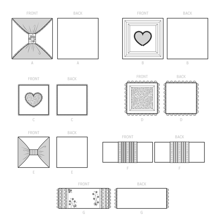Simplicity 9574 Pillows pattern from Jaycotts Sewing Supplies