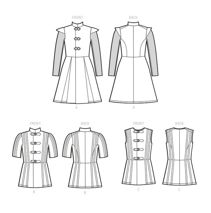 Simplicity Sewing Pattern 9593 Men's Medieval fantasy costumes from Jaycotts Sewing Supplies