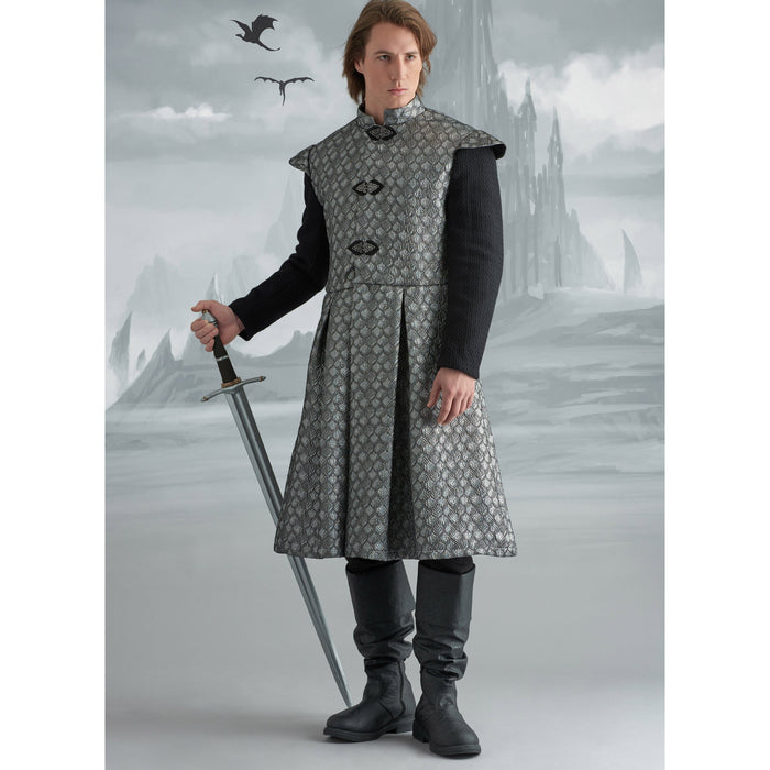 Simplicity Sewing Pattern 9593 Men's Medieval fantasy costumes from Jaycotts Sewing Supplies