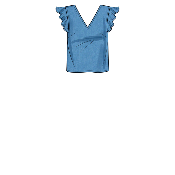 Simplicity Sewing Pattern 9605 Misses' Tops from Jaycotts Sewing Supplies