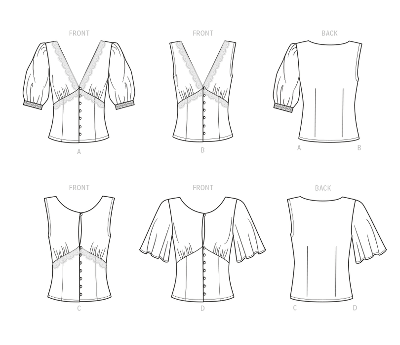 Simplicity Sewing Pattern 9606 Misses' Blouse from Jaycotts Sewing Supplies