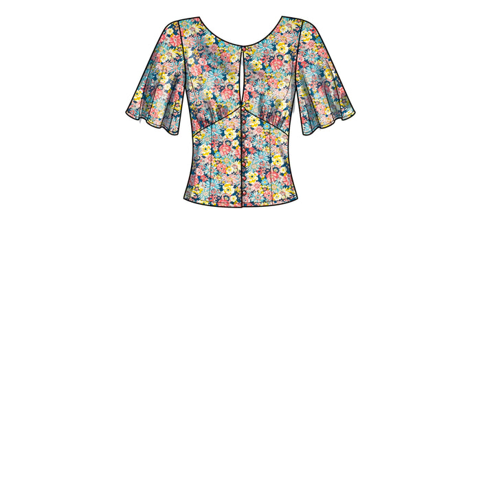 Simplicity Sewing Pattern 9606 Misses' Blouse from Jaycotts Sewing Supplies
