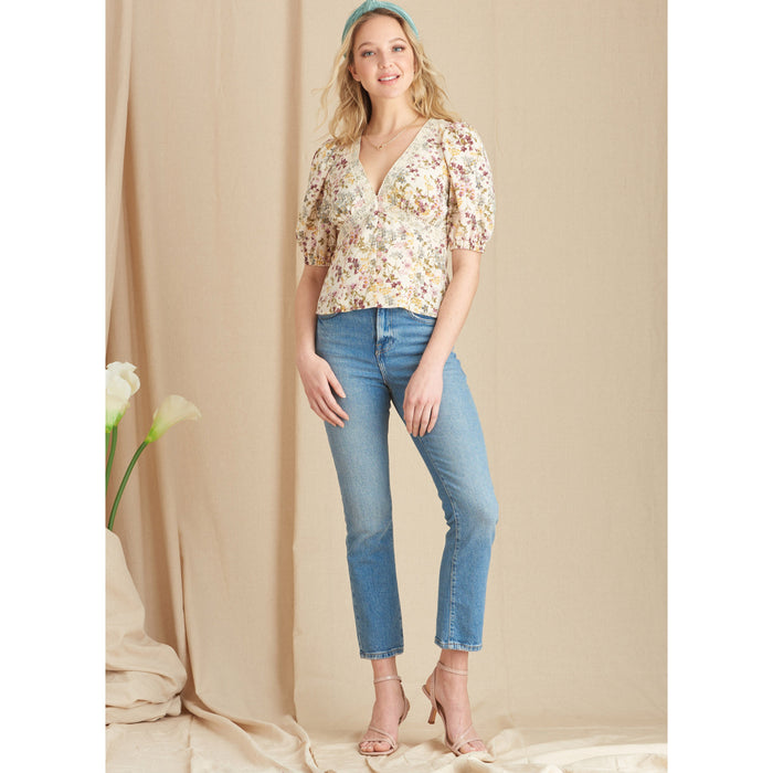 Simplicity Sewing Pattern 9606 Misses' Blouse from Jaycotts Sewing Supplies