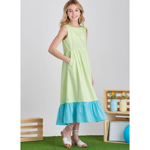 Simplicity Sewing Pattern 9617 Girls' Jumpsuit, Romper and Dress from Jaycotts Sewing Supplies