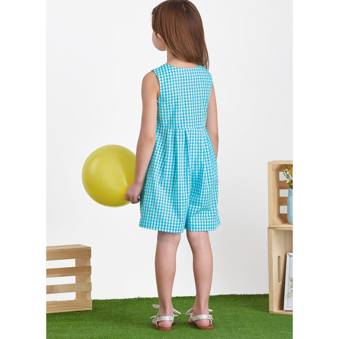 Simplicity Sewing Pattern 9617 Girls' Jumpsuit, Romper and Dress from Jaycotts Sewing Supplies