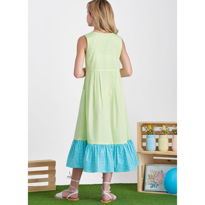 Simplicity Sewing Pattern 9617 Girls' Jumpsuit, Romper and Dress from Jaycotts Sewing Supplies