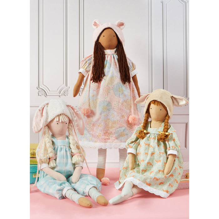 Simplicity 9621 Plush Dolls and Clothes Pattern by Elaine Heigl Designs from Jaycotts Sewing Supplies