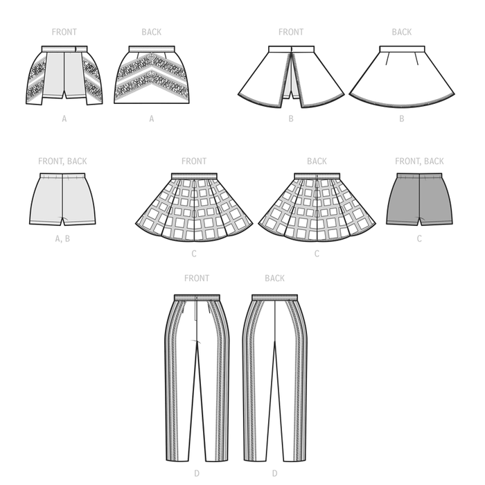 Simplicity 9628 Costume Skirts, Pants, Shorts pattern by Andrea Schewe Designs from Jaycotts Sewing Supplies