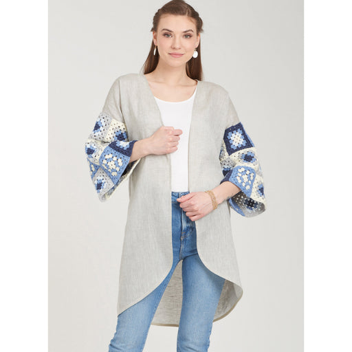 Simplicity sewing pattern 9633 Misses' Crochet and Sew Top, Jacket and Bag from Jaycotts Sewing Supplies