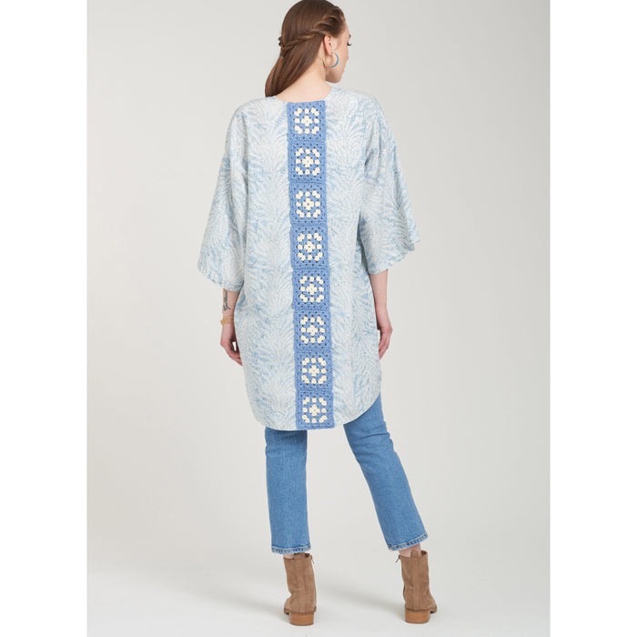 Simplicity sewing pattern 9633 Misses' Crochet and Sew Top, Jacket and Bag from Jaycotts Sewing Supplies