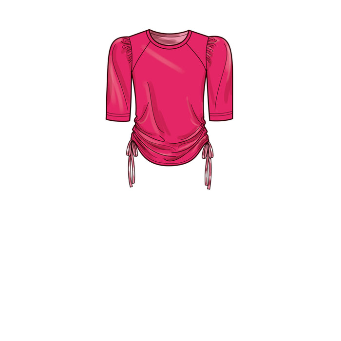Simplicity sewing pattern 9645 Misses' Knit Tops from Jaycotts Sewing Supplies