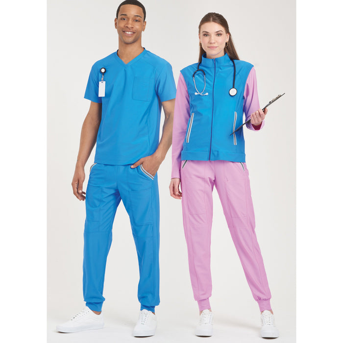 Simplicity 9650 Unisex Scrubs sewing pattern from Jaycotts Sewing Supplies