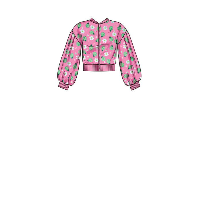 Simplicity sewing pattern 9654 Girls' Jacket, Trousers and Skirt from Jaycotts Sewing Supplies