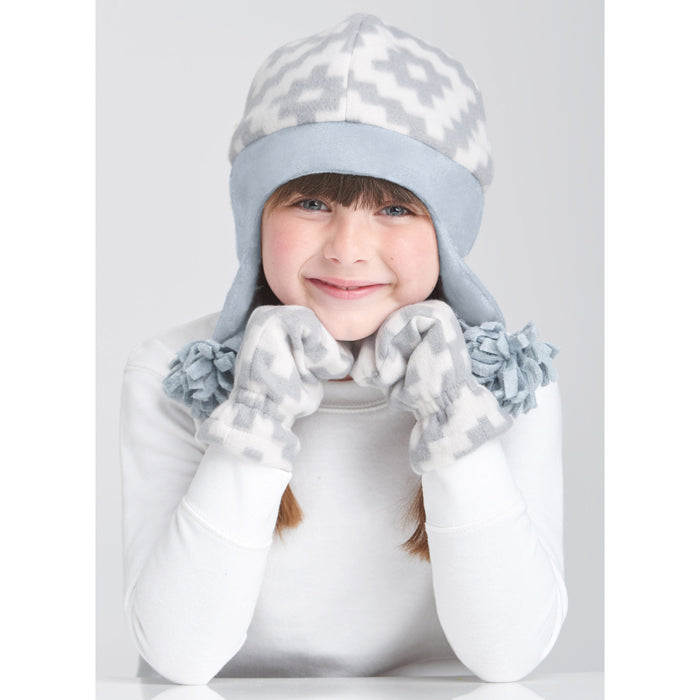Simplicity pattern 9657 Children's Hats, Mittens and scarves from Jaycotts Sewing Supplies