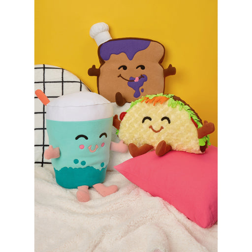 Simplicity pattern 9667 Plush Toys Taco, Toast and Bubble Tea by Carla Reiss from Jaycotts Sewing Supplies