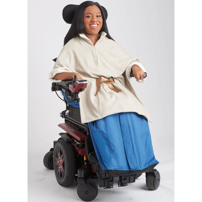Simplicity pattern 9671 Poncho, Detachable Hood and Wheelchair Blanket from Jaycotts Sewing Supplies