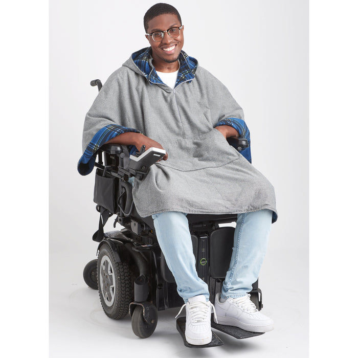 Simplicity pattern 9671 Poncho, Detachable Hood and Wheelchair Blanket from Jaycotts Sewing Supplies