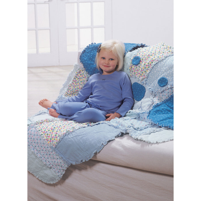 Simplicity pattern 9674 Rag Quilt by Longia Miller from Jaycotts Sewing Supplies