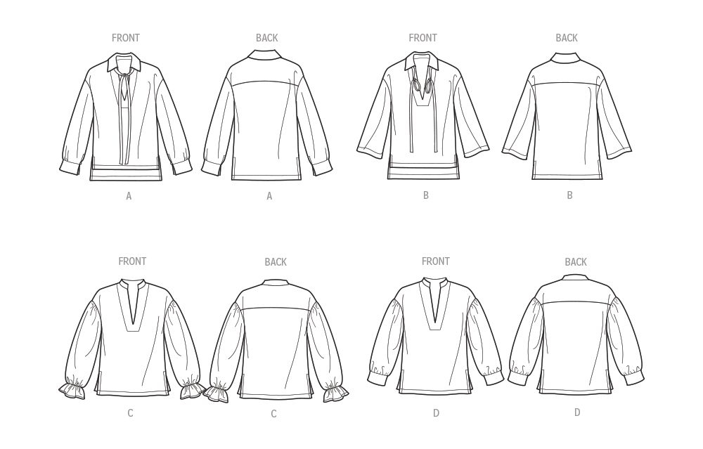Simplicity pattern 9681 Misses' and Women's Pull-Over Top from Jaycotts Sewing Supplies