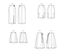 Simplicity pattern 9683 Misses' Skirts from Jaycotts Sewing Supplies