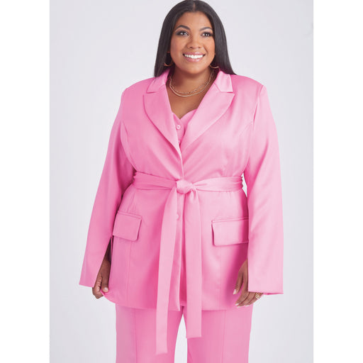 Simplicity pattern 9688 Misses' and Women's Jacket with Tie Belt from Jaycotts Sewing Supplies