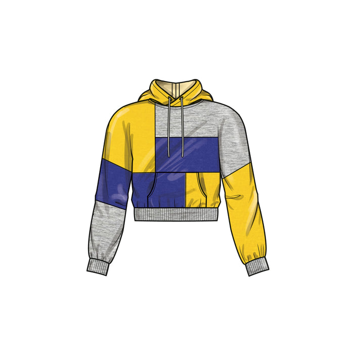 Simplicity pattern 9695 Girls' and Boys' Hoodie and Jogger Set from Jaycotts Sewing Supplies