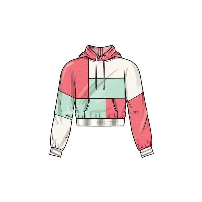 Simplicity pattern 9695 Girls' and Boys' Hoodie and Jogger Set from Jaycotts Sewing Supplies