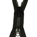 YKK Open End Zip - TWO WAY Plastic BLACK from Jaycotts Sewing Supplies