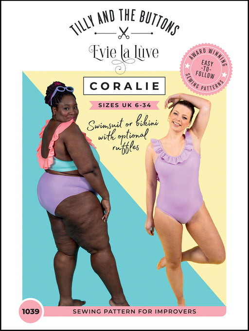 Tilly and The Buttons CORALIE Swimwear pattern from Jaycotts Sewing Supplies